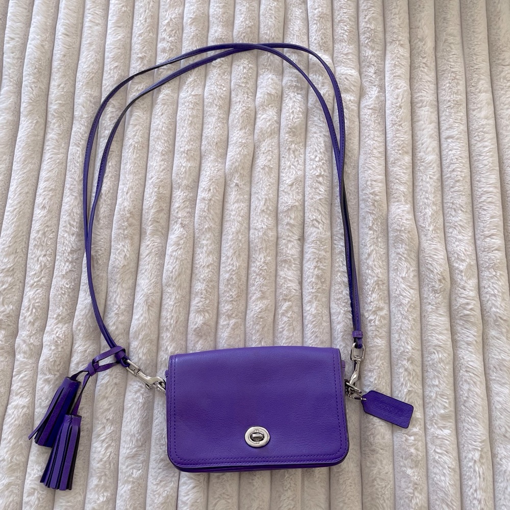COACH Dinky Crossbody Bag Purple